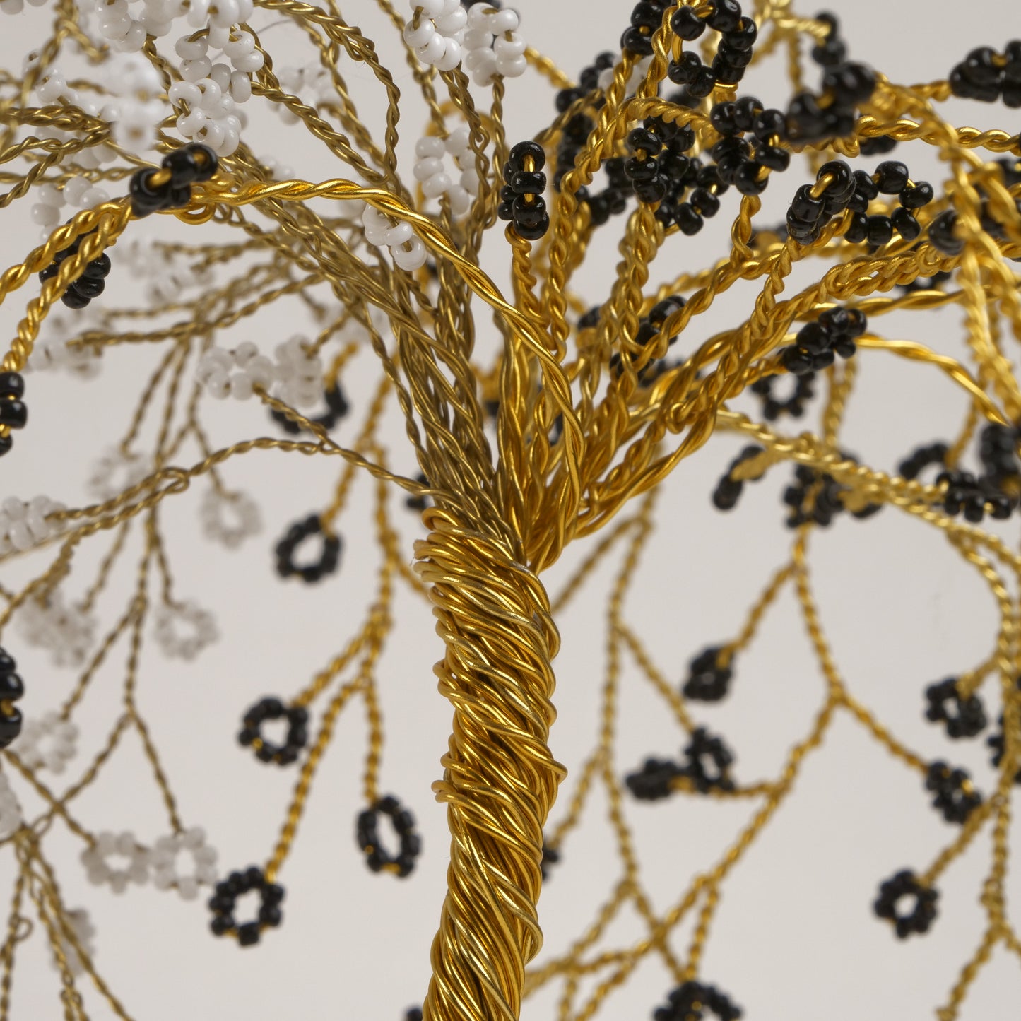 Two-Tone Willow Wire Sculpture