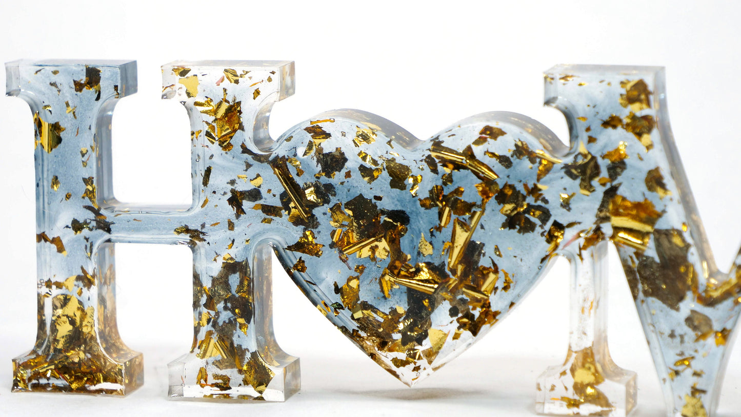 Resin Letter Word: HOME