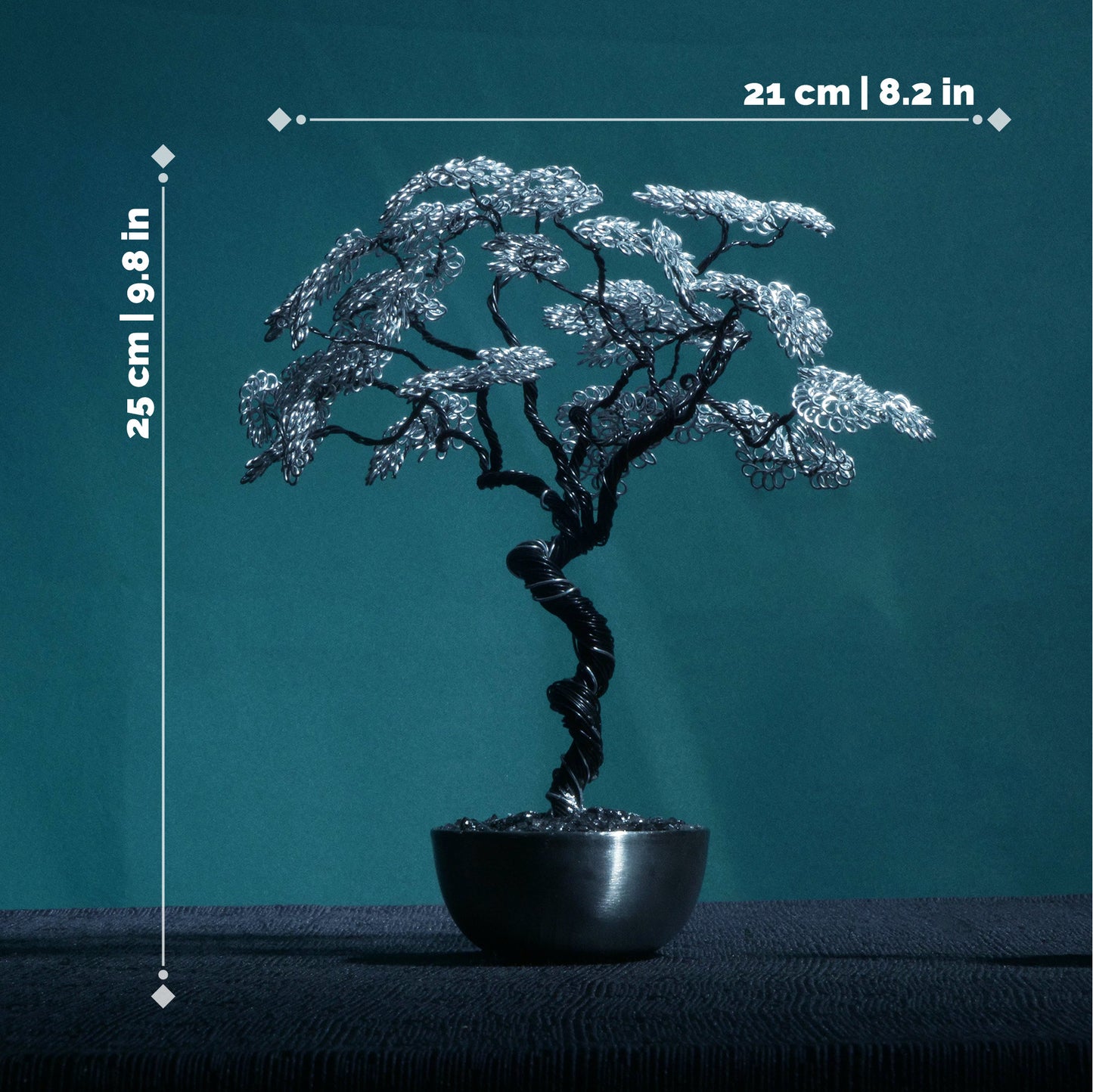 Silver Wire Tree Sculpture