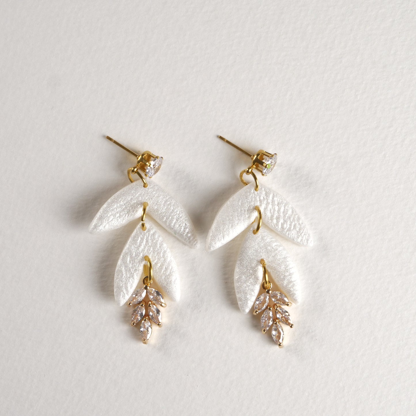 Boucles d'oreilles pendantes botaniques N°2