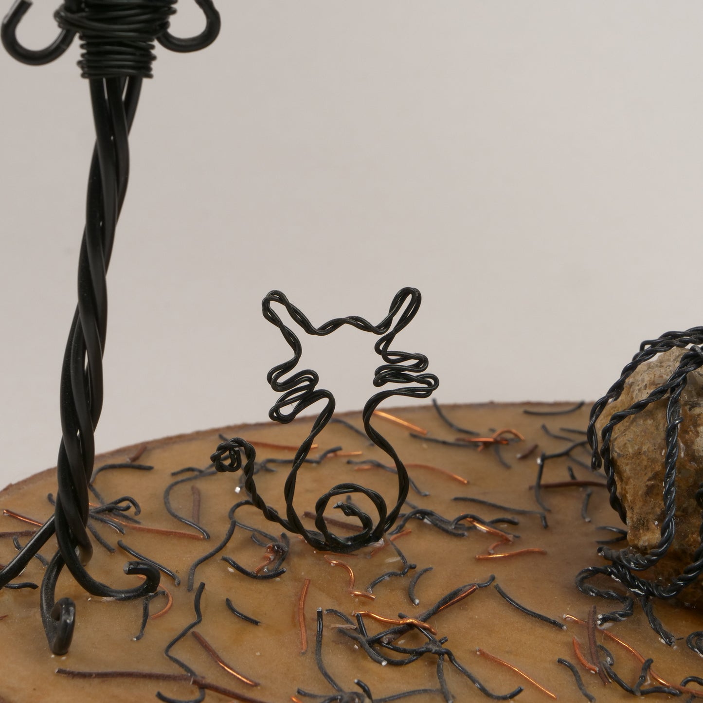 Copper Autumnal Bonsai Wire Art