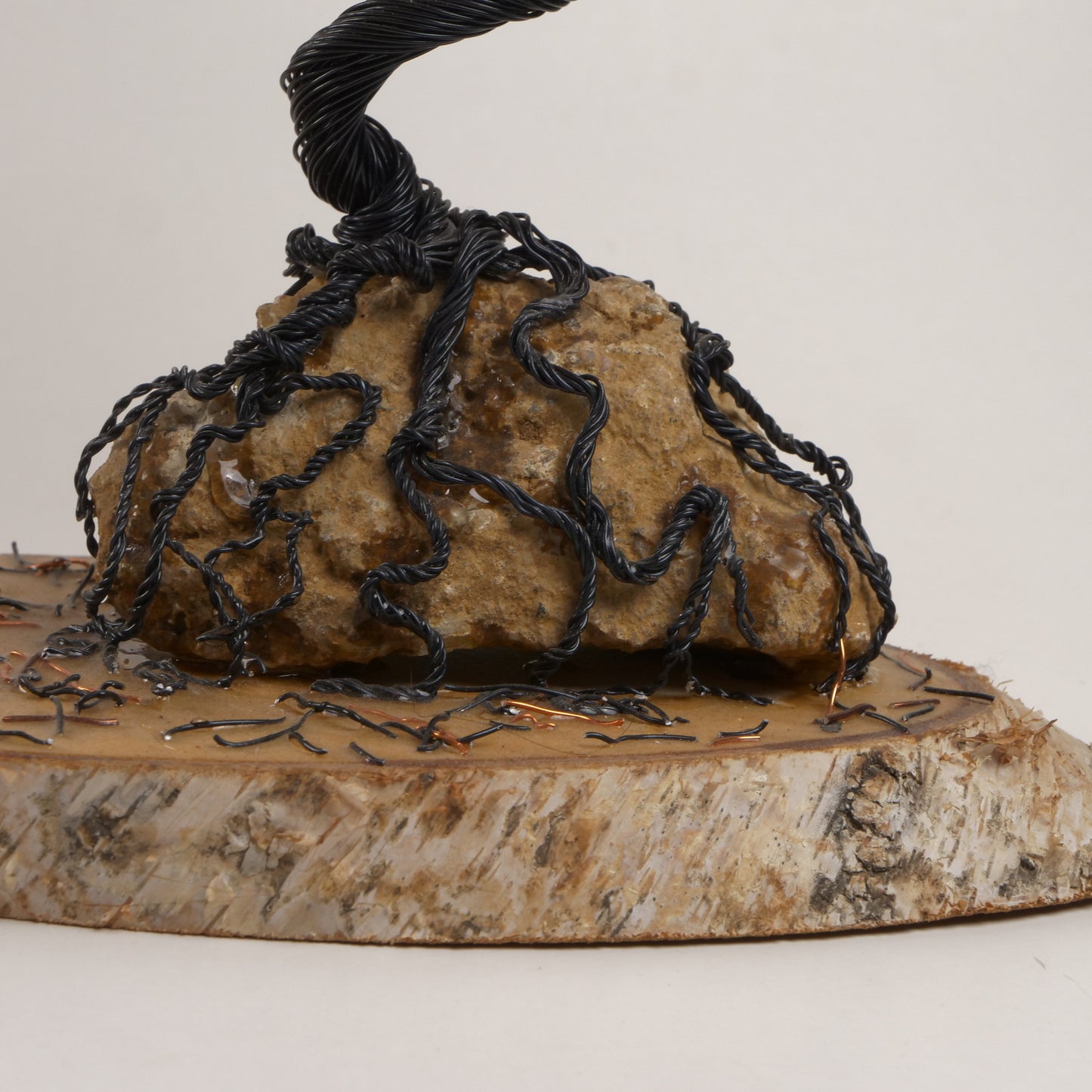 Copper Autumnal Bonsai Wire Art