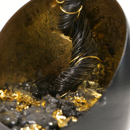 Arbre d'art en doré Bonsaï