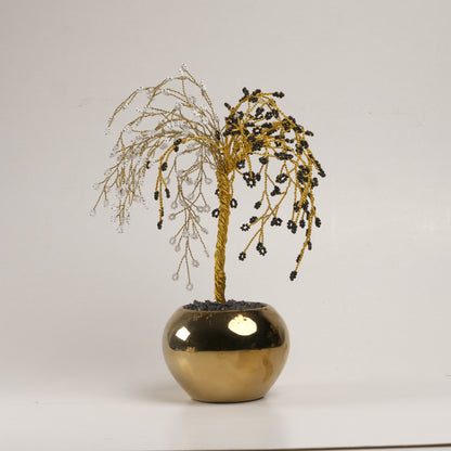 Two-Tone Willow Wire Sculpture