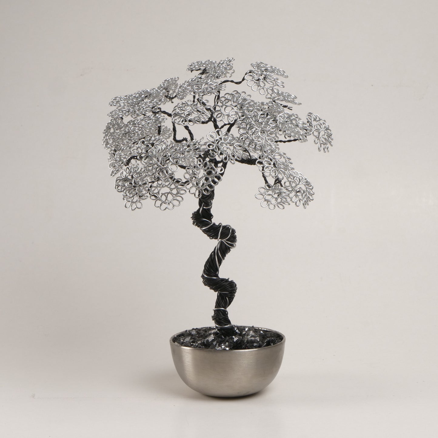 Silver Wire Tree Sculpture