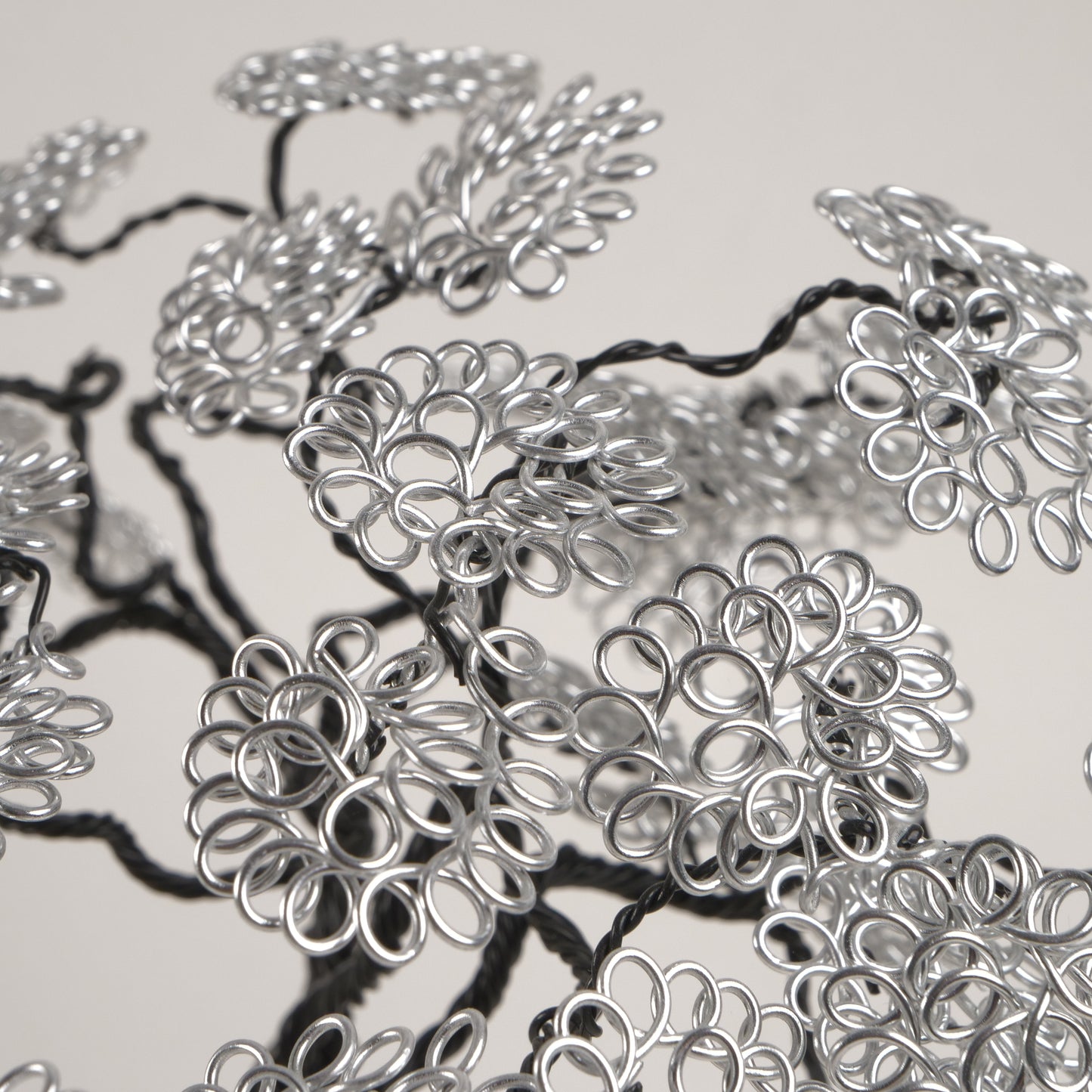 Silver Wire Tree Sculpture