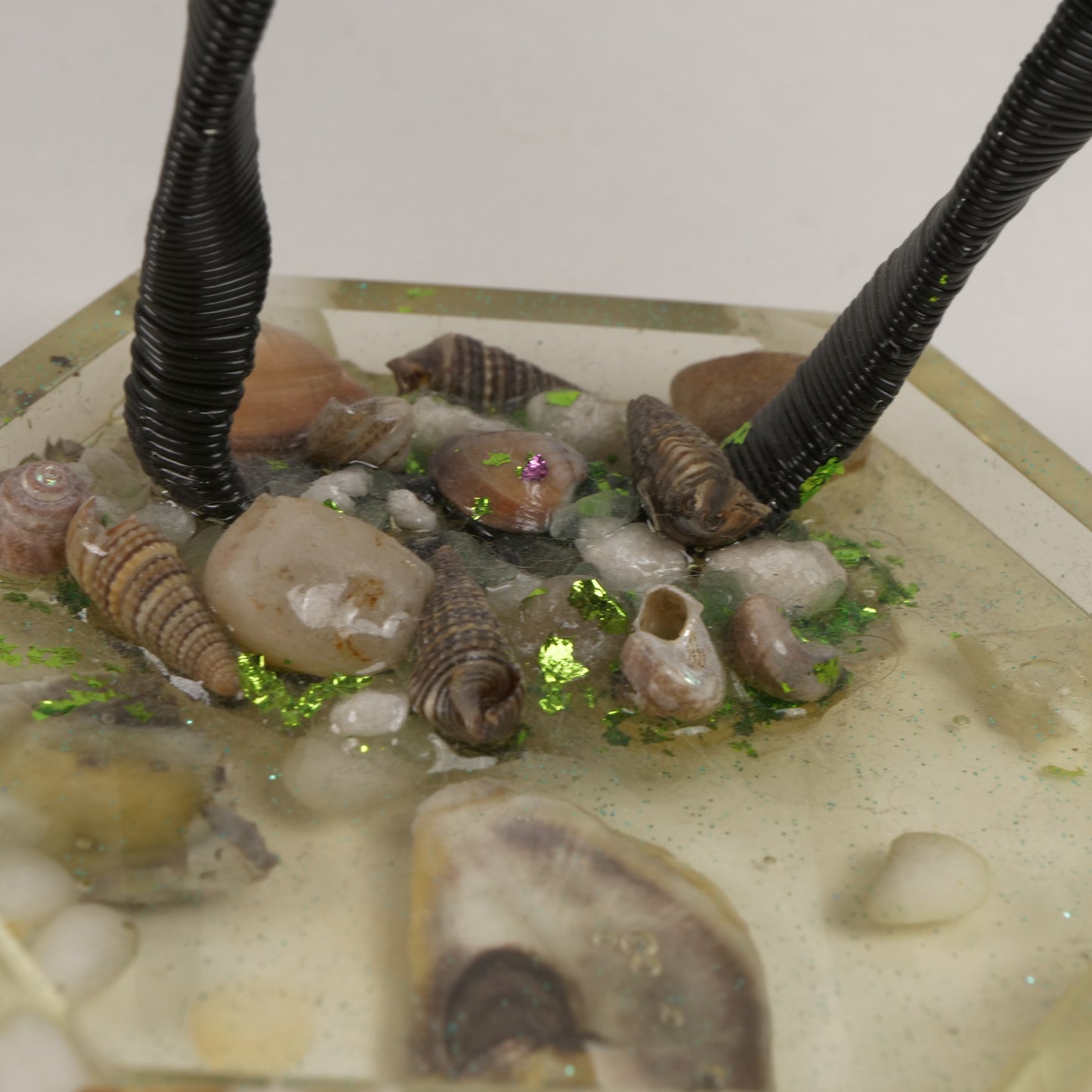 Art en fil de fer de palmiers de l'île d'Émeraude