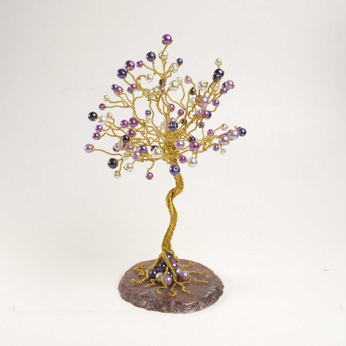 Arbre en fil de fer Amethyst Bloom