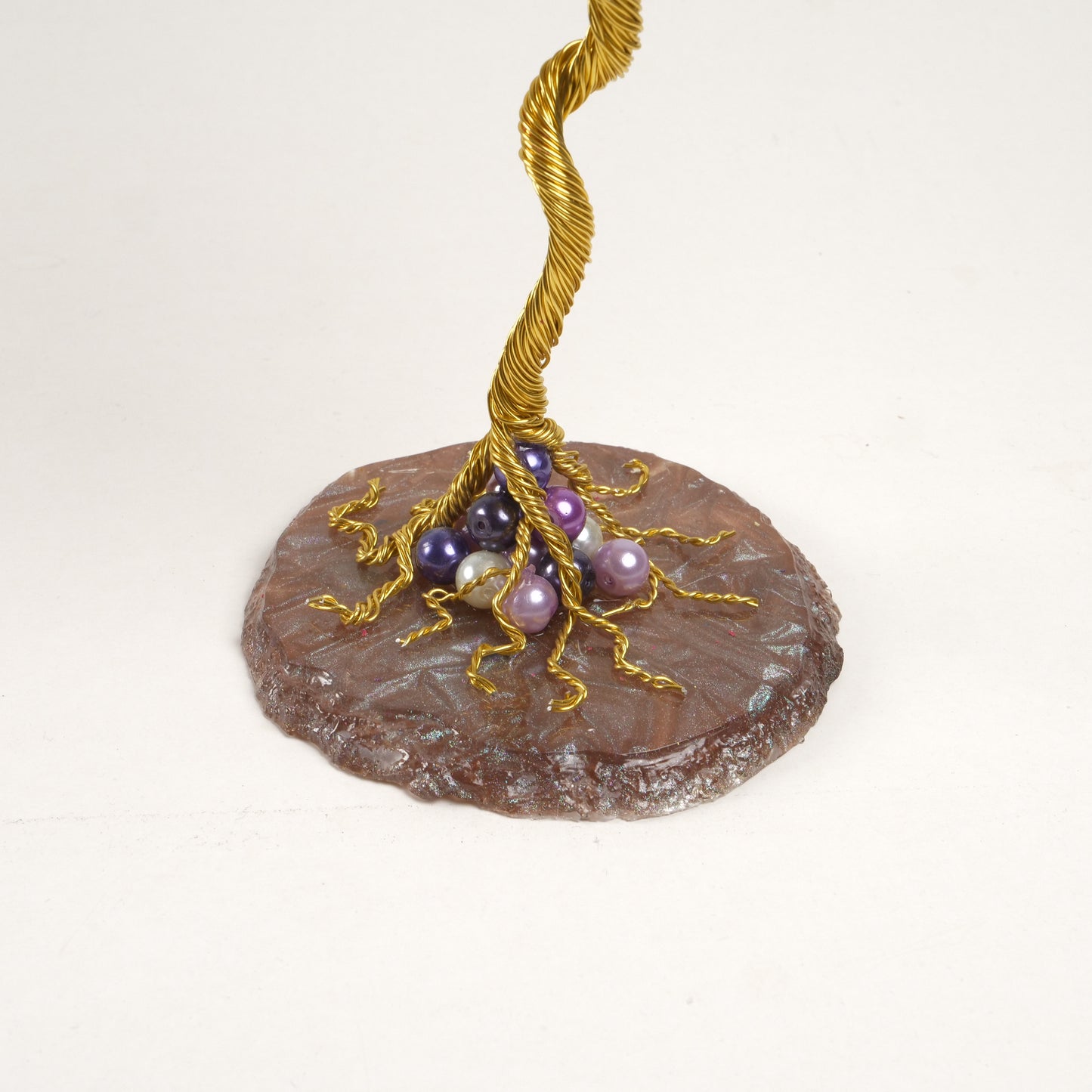 Arbre en fil de fer Amethyst Bloom