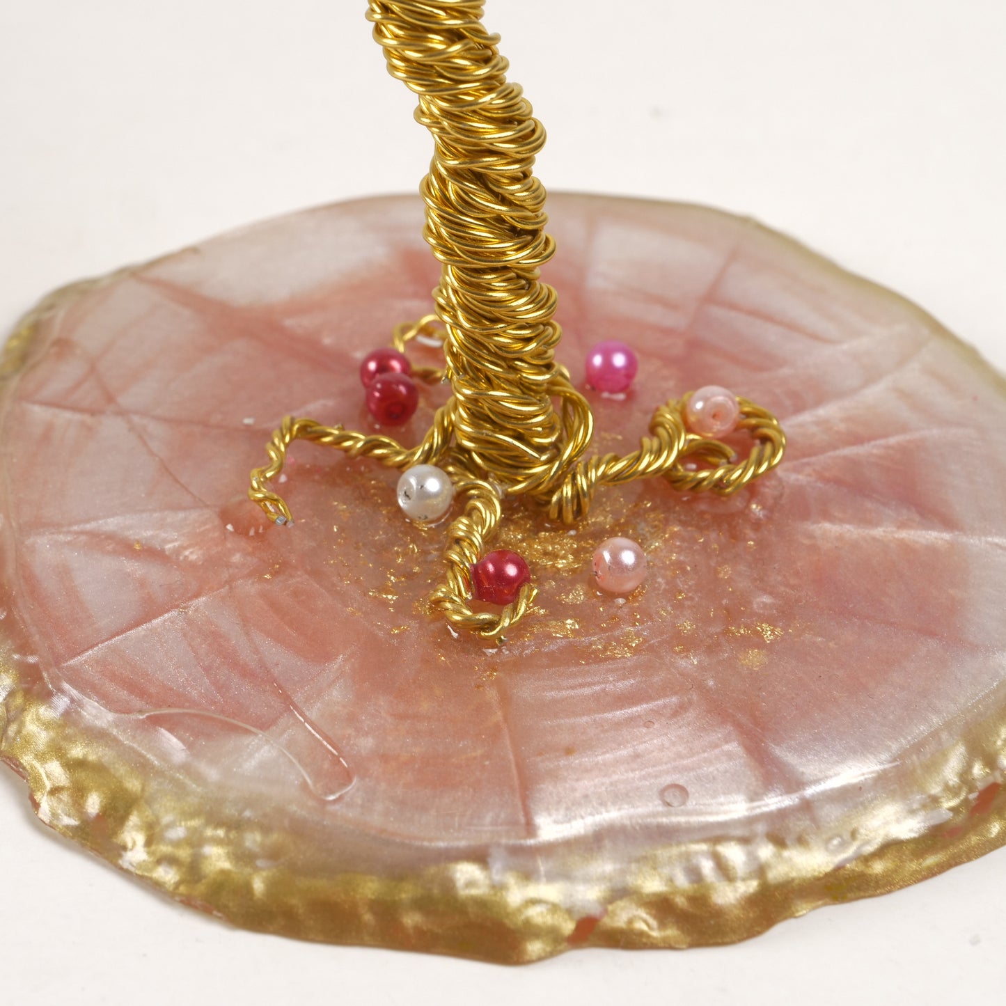 cerisier en fleurs en fil de fer