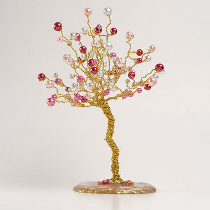 cerisier en fleurs en fil de fer