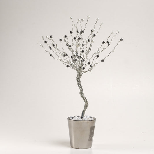 Modernist Silver Wire Tree