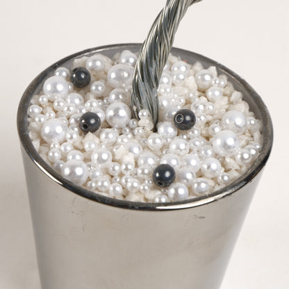 Arbre moderniste en fil d'argent