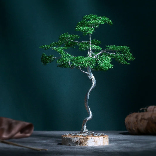 Japanese Wire Bonsai Sculpture