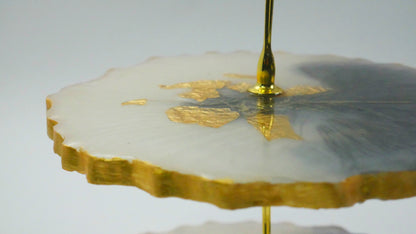 Présentoir à desserts à 3 niveaux