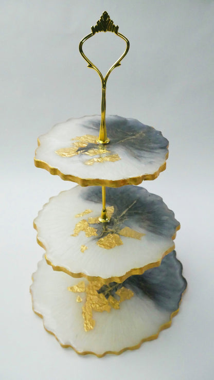 Présentoir à desserts à 3 niveaux