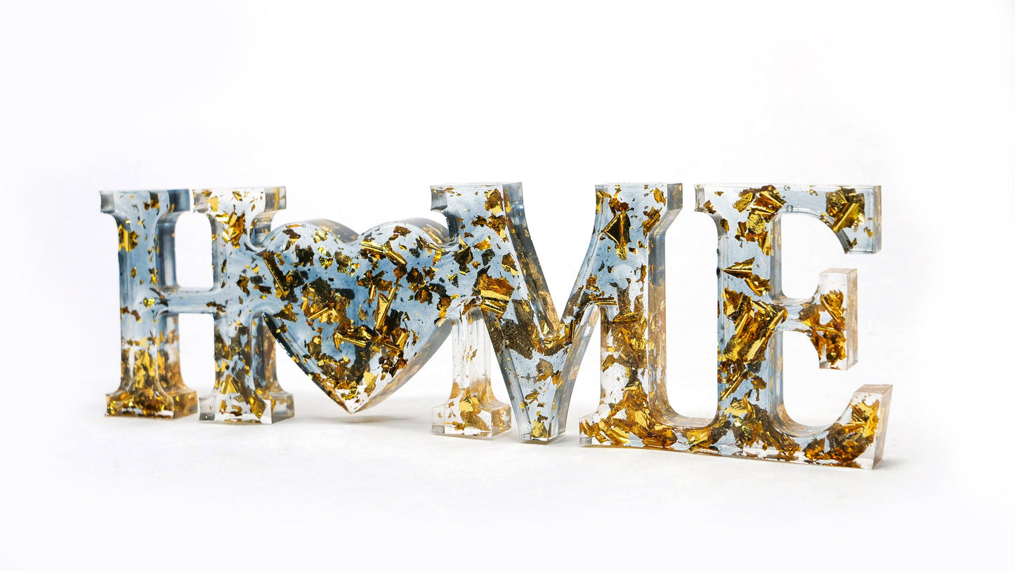 Resin Letter Word: HOME