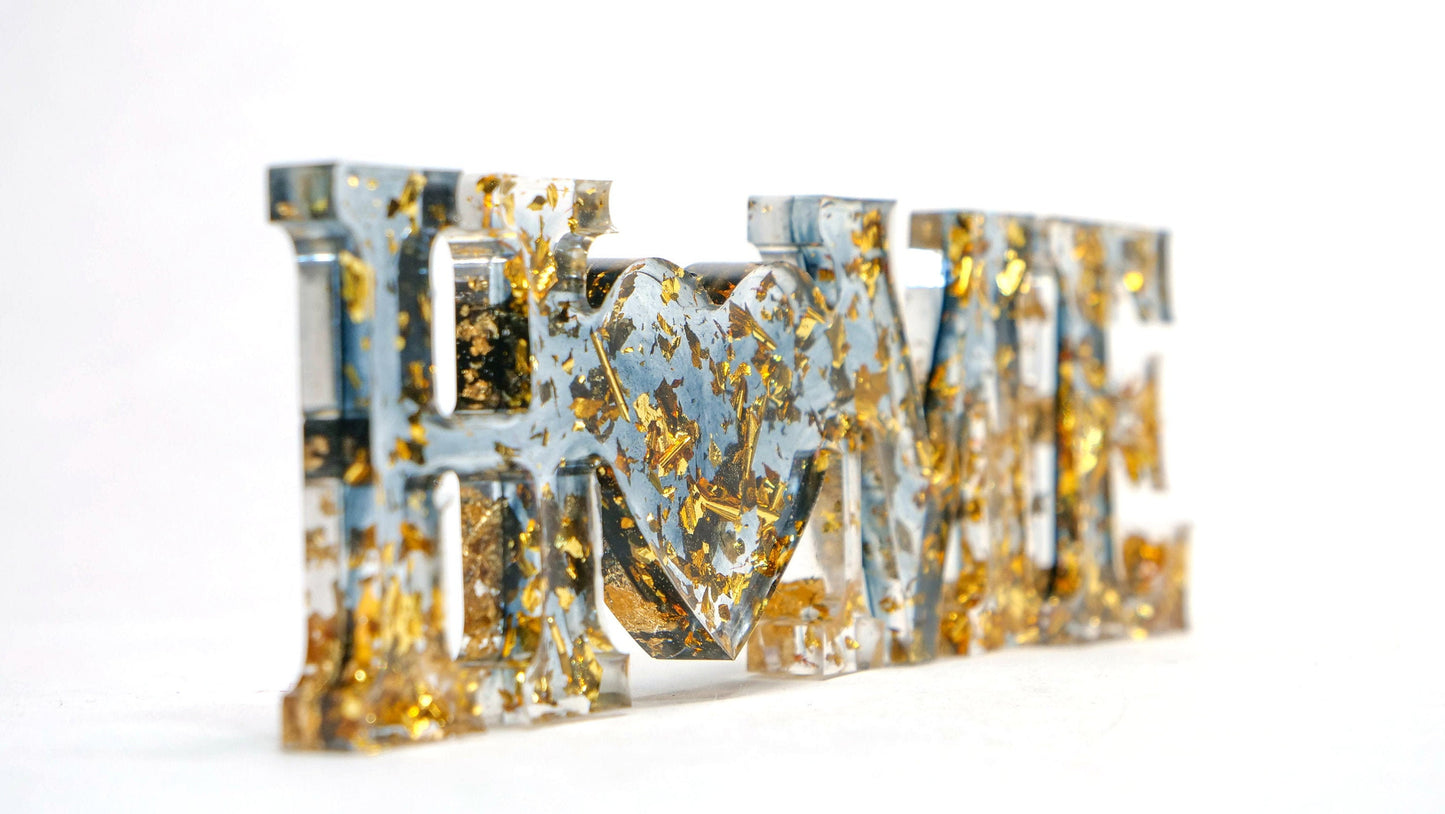 Resin Letter Word: HOME