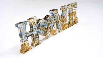 Resin Letter Word: HOME