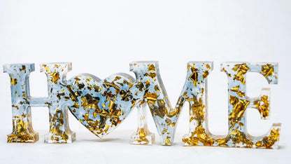 Resin Letter Word: HOME