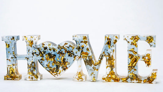 Resin Letter Word: HOME