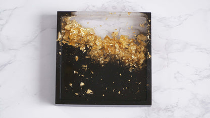 Plateaux à bibelots hexagonaux et carrés