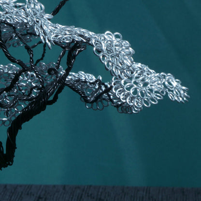 Silver Wire Tree Sculpture