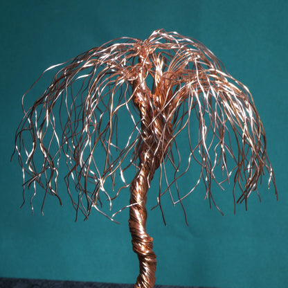 Sculpture d'arbre en cuivre