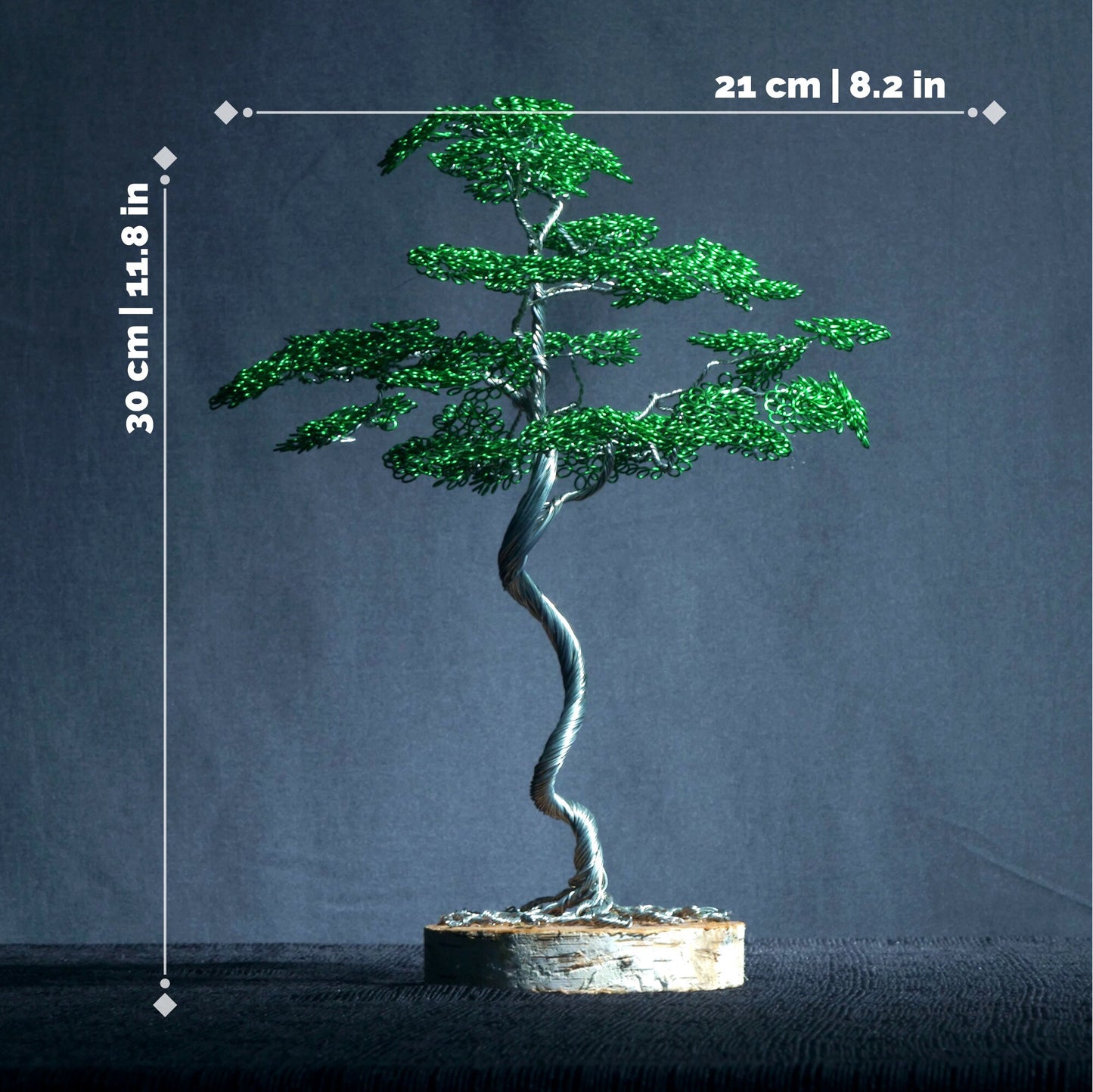 Japanese Wire Bonsai Sculpture